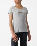 CASTELLI Cycling short sleeve t-shirt - CLASSICO W - grey