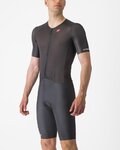 CASTELLI Cycling skinsuit - SANREMO BTW - black