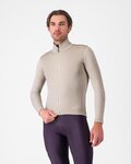 CASTELLI Cycling thermal jacket - ESPRESSO AIR - grey