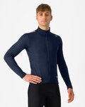 CASTELLI Cycling thermal jacket - ESPRESSO AIR - blue