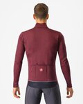 CASTELLI Cycling thermal jacket - ESPRESSO AIR - bordeaux