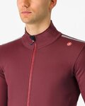 CASTELLI Cycling thermal jacket - ESPRESSO AIR - bordeaux