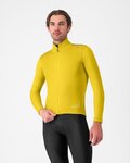CASTELLI Cycling thermal jacket - ESPRESSO AIR - yellow