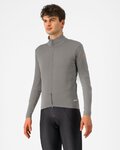 CASTELLI Cycling thermal jacket - PERFETTO AIR - grey