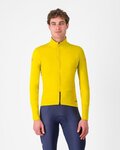CASTELLI Cycling thermal jacket - PERFETTO AIR - yellow
