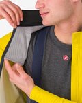 CASTELLI Cycling thermal jacket - PERFETTO AIR - yellow