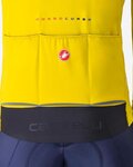 CASTELLI Cycling thermal jacket - PERFETTO AIR - yellow