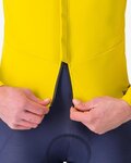 CASTELLI Cycling thermal jacket - PERFETTO AIR - yellow