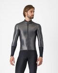 CASTELLI waterproof jacket - GABRA R LS - black