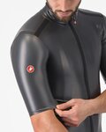 CASTELLI waterproof jacket - GABRA R SS - black