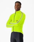 CASTELLI waterproof jacket - ULTRA RAIN CAPE - yellow