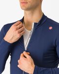 CASTELLI Cycling winter long sleeve jersey - ESPRESSO THERMAL - blue