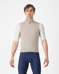 CASTELLI Cycling gilet - ESPRESSO - grey