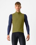 CASTELLI Cycling gilet - ESPRESSO VEST - green