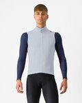 CASTELLI Cycling gilet - ESPRESSO VEST - light blue