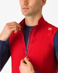 CASTELLI Cycling gilet - ESPRESSO VEST - red