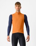 CASTELLI Cycling gilet - ESPRESSO VEST - orange