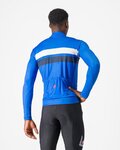 CASTELLI Cycling winter long sleeve jersey - LINEARE - blue