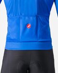 CASTELLI Cycling winter long sleeve jersey - LINEARE - blue