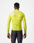 CASTELLI Cycling winter long sleeve jersey - COLLAPSE JRS - yellow