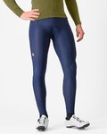 CASTELLI Cycling long bib trousers - ESPRESSO - blue