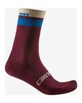 CASTELLI Cyclingclassic socks - GARA THERMAL 18 - bordeaux