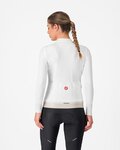 CASTELLI Cycling winter long sleeve jersey - ESPRESSO THERMAL W - white
