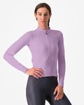 CASTELLI Cycling winter long sleeve jersey - ESPRESSO THERMAL W - purple