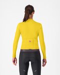 CASTELLI Cycling winter long sleeve jersey - ESPRESSO THERMAL W - yellow