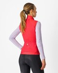 CASTELLI Cycling gilet - ESPRESSO W - red