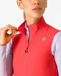 CASTELLI Cycling gilet - ESPRESSO W - red
