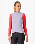 CASTELLI Cycling gilet - ESPRESSO W - purple