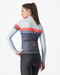 CASTELLI Cycling winter long sleeve jersey - TORNARE - blue