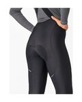 CASTELLI Cycling long bib trousers - ESPRESSO DT W - black