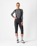 CASTELLI Cycling 3/4 length bib shorts - ENTRATA W - black
