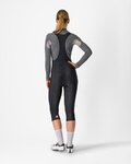 CASTELLI Cycling 3/4 length bib shorts - ENTRATA W - black