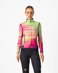CASTELLI Cycling thermal jacket - PERFETTO LTD ROS 2 JKT - multicolour/pink