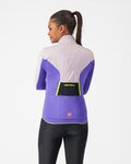 CASTELLI Cycling thermal jacket - UNLIMITED W - pink/purple