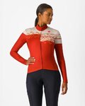 CASTELLI Cycling winter long sleeve jersey - UNLIMITED THERMAL 2 W - red