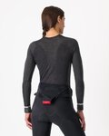 CASTELLI Cycling long sleeve t-shirt - MERINO SEAMLESS W - black