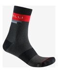 CASTELLI Cyclingclassic socks - VELOCISSIMA 2 THERMAL - grey