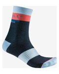 CASTELLI Cyclingclassic socks - VELOCISSIMA 2 THERMAL - blue
