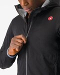 CASTELLI waterproof jacket - UNLIMITED RAIN - black