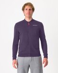 CASTELLI hoodie - CLASSICO TRACK - purple