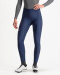 CASTELLI Cycling long trousers withot bib - ESPRESSO W - blue
