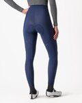 CASTELLI Cycling long trousers withot bib - ESPRESSO W - blue
