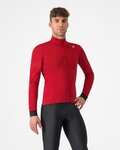 CASTELLI Cycling thermal jacket - SALTO - red