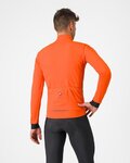 CASTELLI Cycling thermal jacket - SALTO - orange