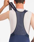 CASTELLI Cycling bib shorts - PREMIO EVO - blue