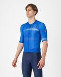 CASTELLI Cycling short sleeve jersey - CLIMBER´S A/C - blue
